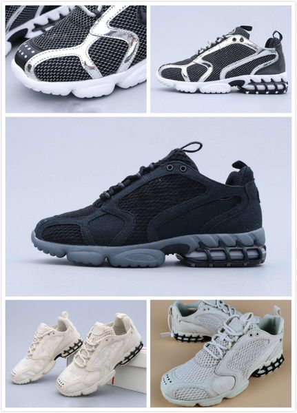 

hococal 2020 new stussy spiridon cage 2 running shoes mens cq5486-200 cu1854-001 chaussures schuwomen sports sneakers trainers, Black