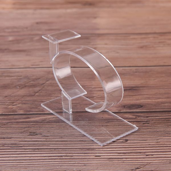 

plastic jewelry bangle bracelet watch display stand hold watch holder, Pink;blue