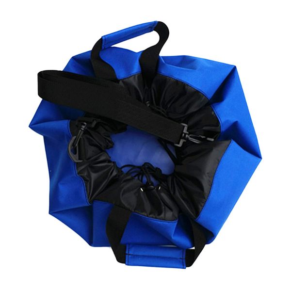 

durable wetsuit changing mat / waterproof dry-bag for surfers, kayakers, rafters (blue