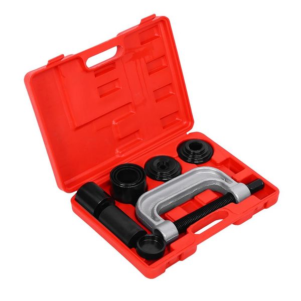

10pcs 4 in 1 ball joint deluxe service kit 2wd/4wd remover car repair tool w/case for 4wd ball joint service/repair carbon steel