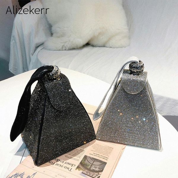 

korean diamonds evening clutch bags summer 2019 dinner fashion box evening bag purse wallets for party ladies tote bag wedding t200223