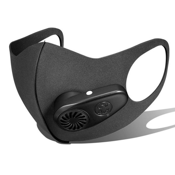 

face masks with breathable valve air purifying respirators cotton mask with usb charger outdoor activities mask
