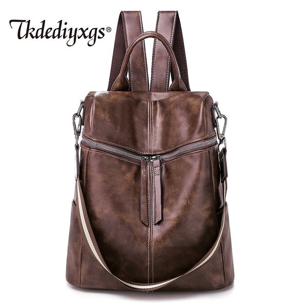 

classic women's backpack super soft feel comfortable ladies backpack waterproof anti-theft fashion handbags travel student bag