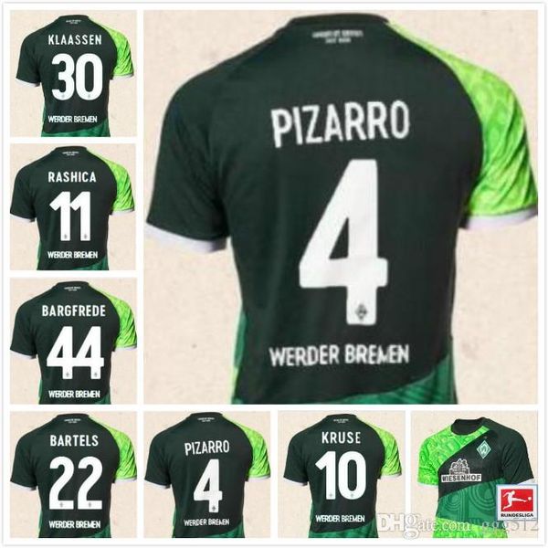 

новый вердер ретро # 10 kruse трикотажных изделий футбол вердер 140-летие футбола трикотажных изделий 19 20 вердер писарро 4 спортивных руба, Black;yellow