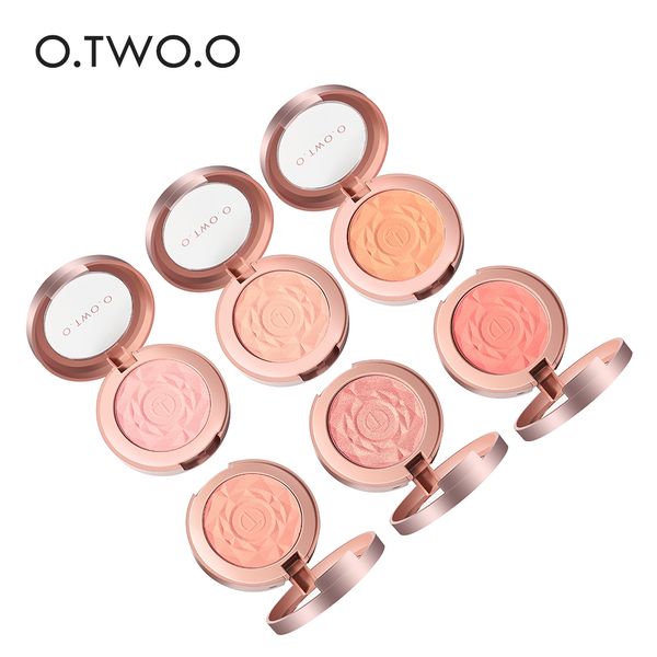 

o.two.o brand face blusher rouge makeup cheek blusher minerals palettes brush palette cream natural blush