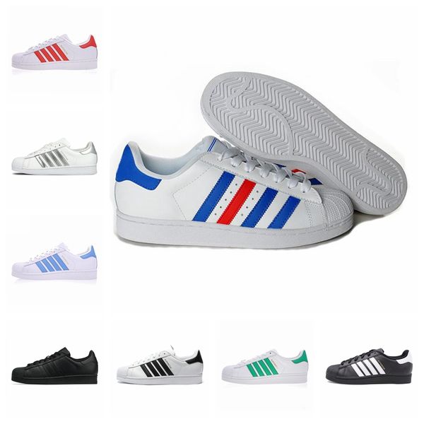 

originals quality 2019 superstar casual shoes hologram iridescent junior super star 80s pride superstars men women running shoes size 5.5-11