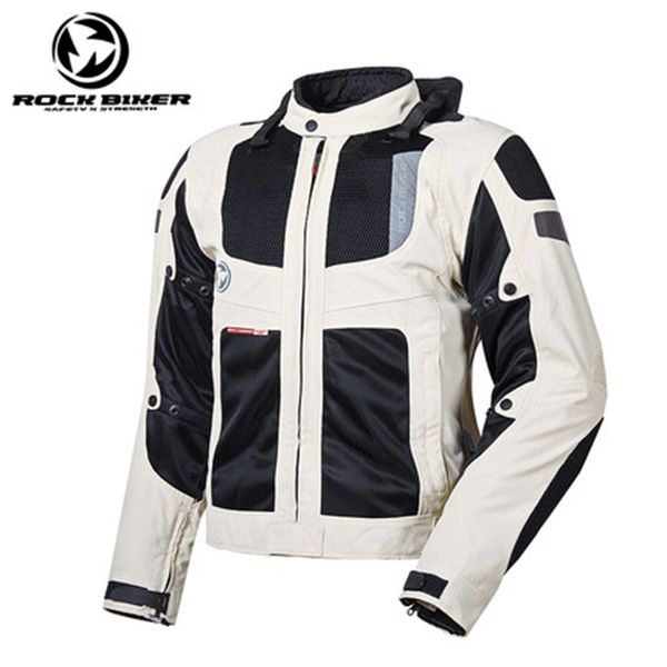

new black/grey motorcycle jacket men led neck protector protective pads racing motorcycle jacket protection body armor jackets