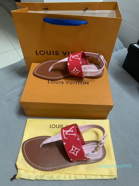 

delivery 2020 spring and summer sandals female fashion designer flip flops luxury open toe flat sandals c01, Black