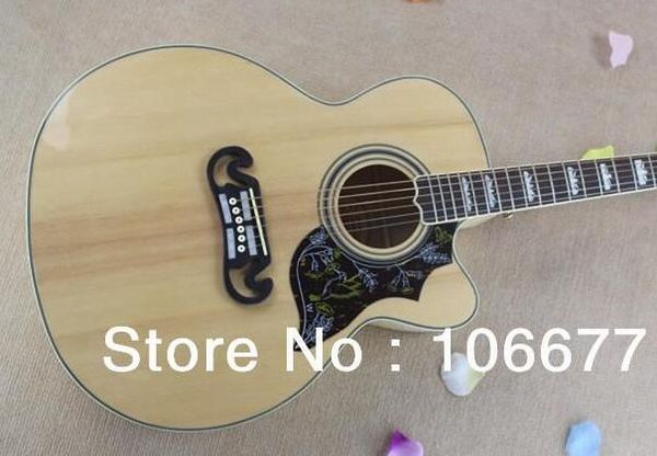 

" solid spruce maple side & back rosewood fretboard body guitar natural color