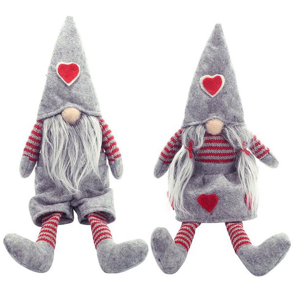 

handmade swedish christmas santa gnome plush doll holiday figurines toy xmas home ornaments