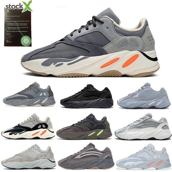 

discount teal blue magnet kanye west 700 v2 mens running shoes hospital blue geode men women wave runner mauve sports sneakers, White;red