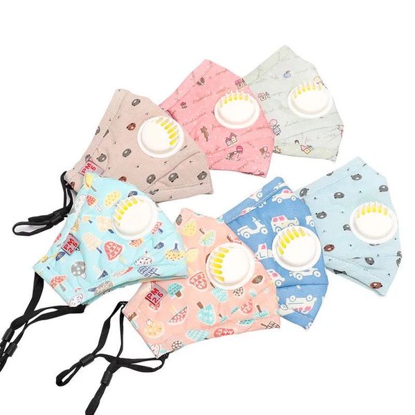 

оптовые на складе 3-12 года детей маски маски cotton face 3-слойные моющийся пыле ушные солнцезащитные взрослые женщин маски 202024