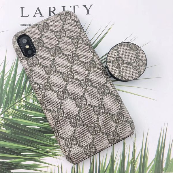 

Luxury de igner pu leather phone ca e with bracket am ung 8 9 10e note8 fa hion phone back cover for iphone 6 7 8 plu x max