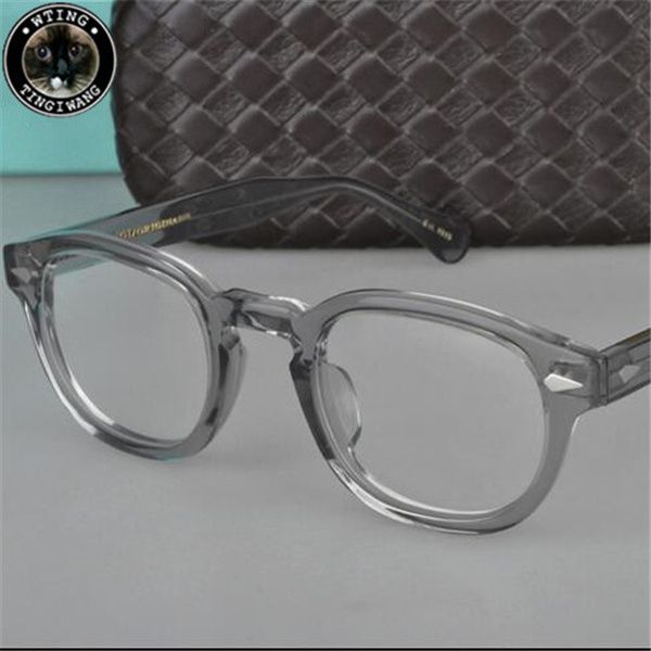 

2020 moscot lemtosh classic square optics eyeglasses women clear man retro men designer prescription eyewear ladies big frame, Black