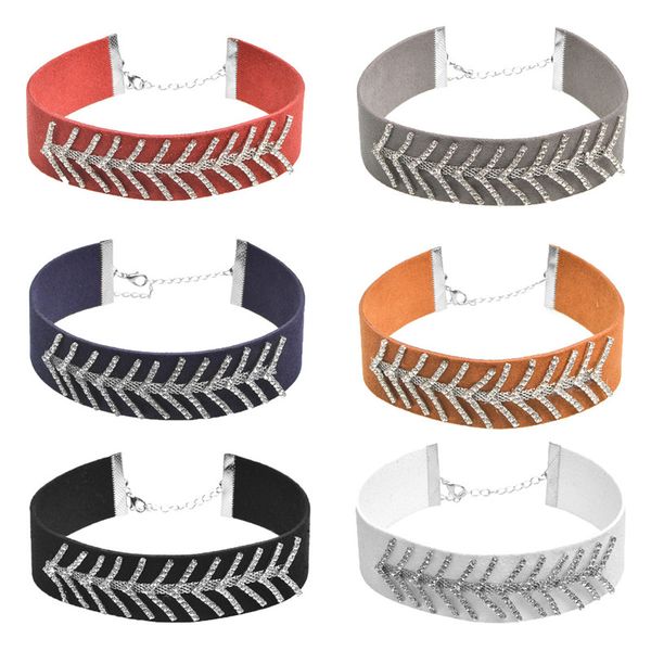 

new recommend charm black rhinestone luxury collar chokers necklace pendant geometry rows wedding maxi necklace statement chokers women, Golden;silver