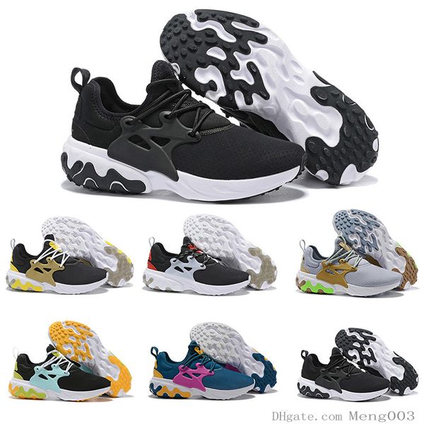 

new arrival react presto men women running shoes triple black rabid panda breezy thursday brutal honey prestos mens trainers sports sneakers