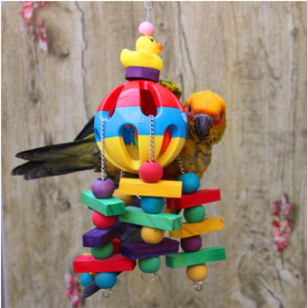 

parrot gnaw toys small bell the ball small yellow eider toys