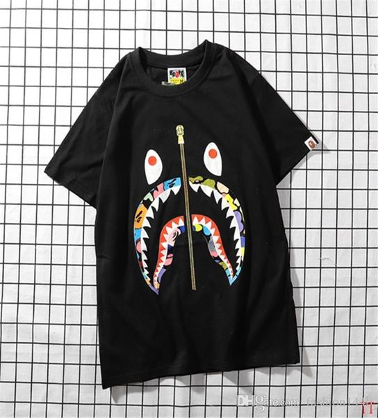 

2019 men t hirt bap fa hion men de igner hort leeve a bathing ape cotton t hirt tee ize m 3xl