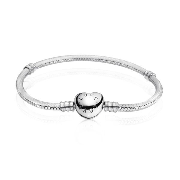 

new collection 100% s925 solid silver golden rose golden color snake chain charm bracelet women jewelry cx200623, Black