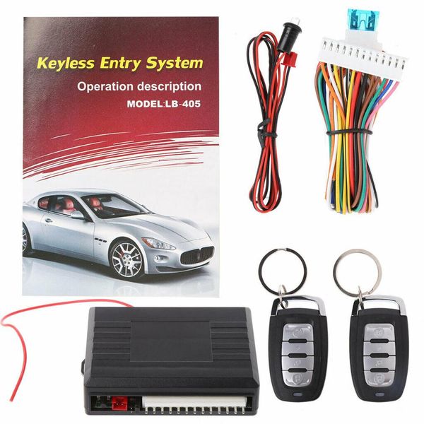 

12v car alarm systems auto remote central door locking vehicle keyless entry system kit