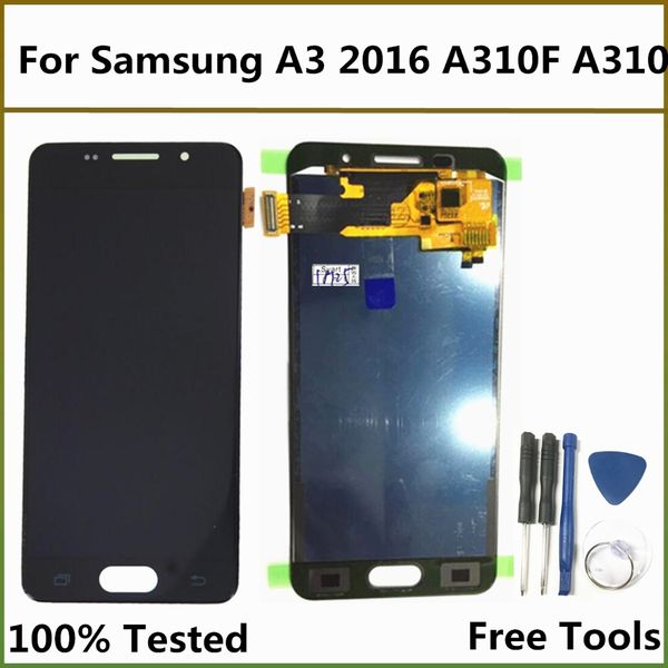 

tft can adjustable lcd display for a310 a310f lcd display touch screen digitizer assembly for samsung galaxy a3 2016 a310f a310