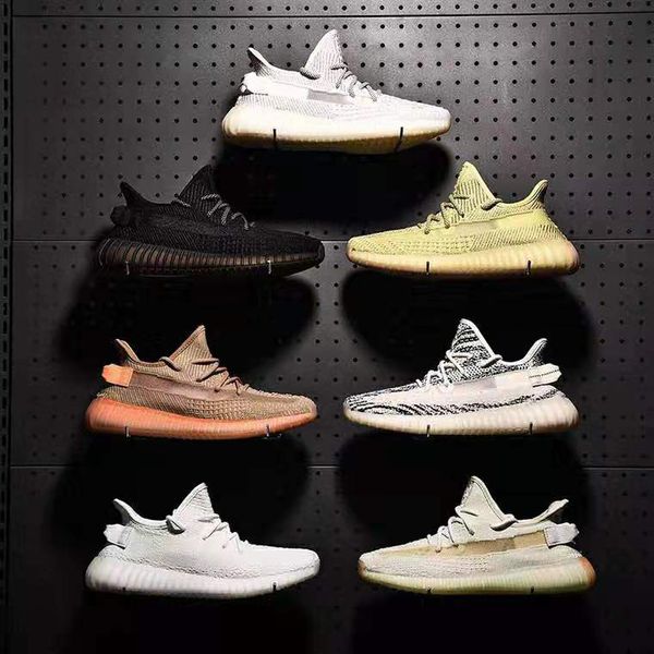 

sell 2020 new fashion kanye west v2 men women black white red 2.0 white zebra casual shoes