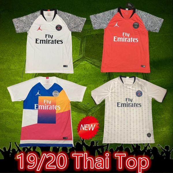 

2020 p g jordam track uit occer jer ey 2019 pari champion jumpman mbappe cavani aint germain 19 20 urvetement football hirt uniform