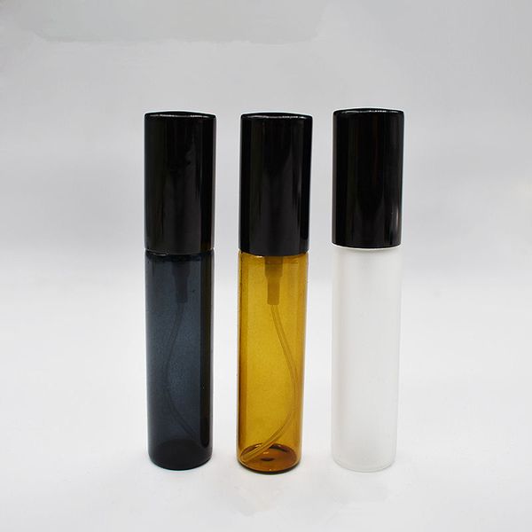 

10ml mini portable glass perfume bottle with spray&empty parfum cosmetic case with atomizer for travel fast shipping f2094