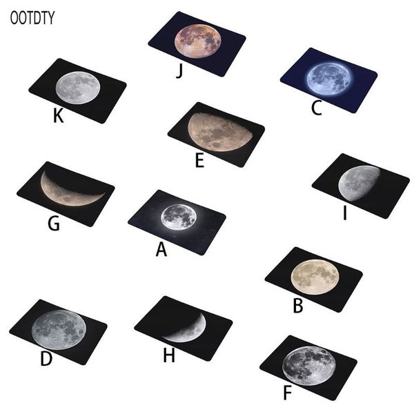 

40x60cm creative 3d colored moon pattern kitchen mat rectangle water absorption entrance door carpet bathroom non-slip floor rug