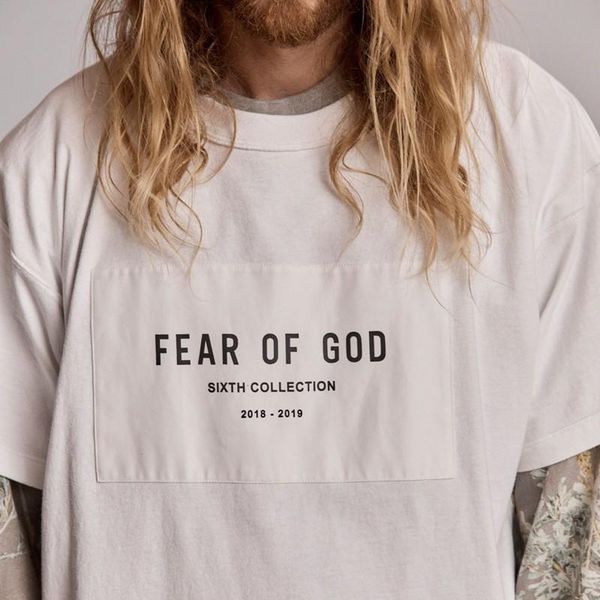 

fog fear of god 6th collection tee hip hop simple street skateboard t-shirt summer men women casual fashion short sleeves tee hfymtx506, White;black