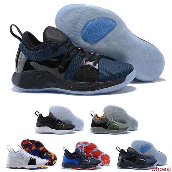 

высокое качество paul george pg2 playstation мужская баскетбольная обувь легкая атлетика кроссовки pg 2 sport outdoor boots размер eur40-46