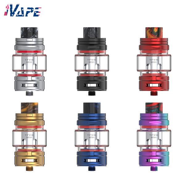 

Аутентичные TFV16 БАК 9ml TFV16 Sub Ом Mesh Форсунка с двойной Тройной Mesh Катушки Лучший Vaping Max Airflow King Returner 100% оригинал