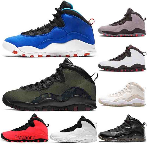 

wholesale 2020 brand trainers 10 basketball shoes 10s mens womens seattle woodland camo cool grey desert camo luxury designer sneakers