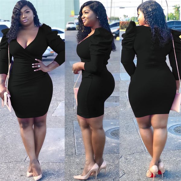 

женщины платье туго баски элегантные дамы officewear тонкий вечер туники femme пакет хип халаты осень одежда nb-962, Black;gray