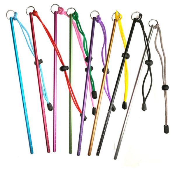 

scuba diving aluminium alloy stick pointer with measurement lanyard dive lobster underwater shaker noise maker