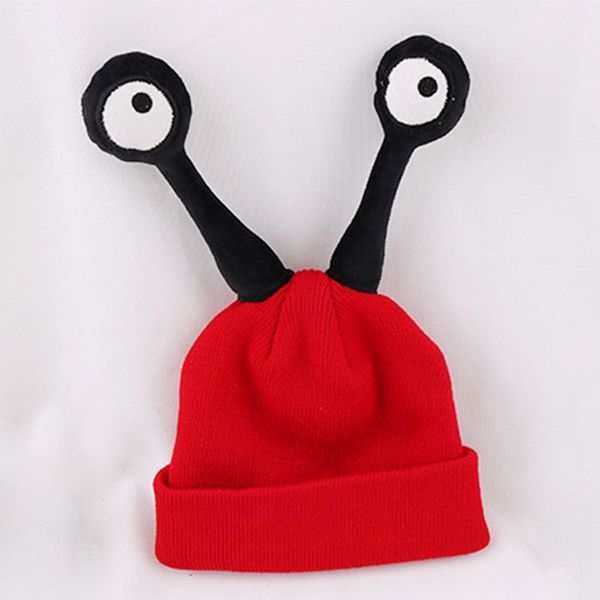 

дети зимняя шапочка cap cute insect улитка мультфильм детские hat теплый крючком вязание шерсти шляпы высокого качества, Yellow