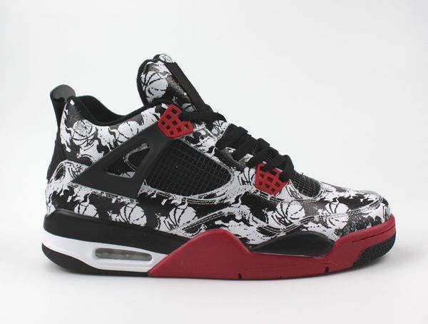 

2019 new jumpman 4 iv singles day red basketball shoes for men trainers 4s sports sneakers size 41-47