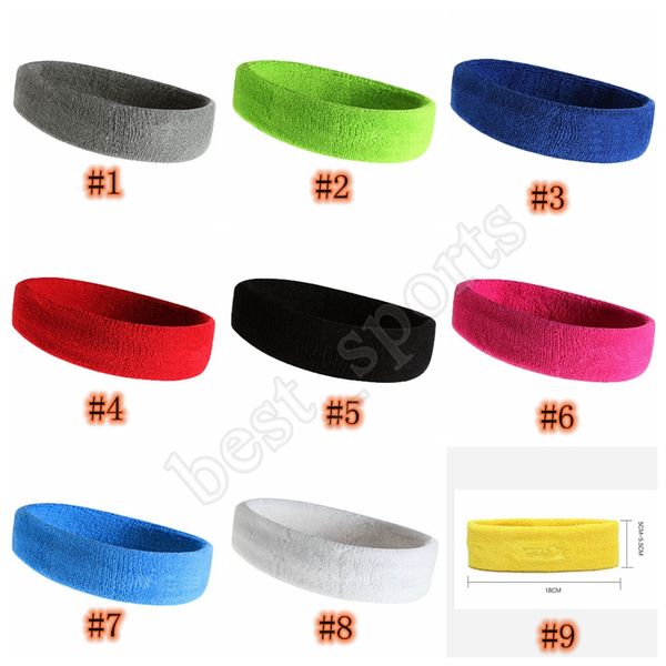 

NEW Женщины Хлопок Мужчины Спорт Пот Sweatband оголовье Йог центр Ленточнопильных Stretch