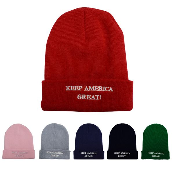 

winter ljja2668 knitted cap america print letter women keep men hat beanie knit great trump warm cap woolen juspw, White;black