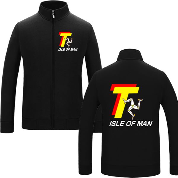 

2020 new motocross for isle of man hoodie races black zip up mens cotton hoodie offroad racing jacket