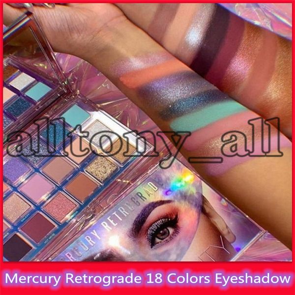 

new beauty mercury retrograde 18 colors eyeshadow shimmer bling bling eyeshadow matte eyeshadow with in stock