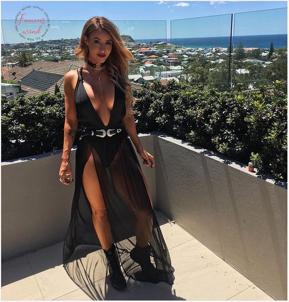 

swimsuit cover up mesh long beach skirt see through high waisted black maxi long skirts women summer skirts