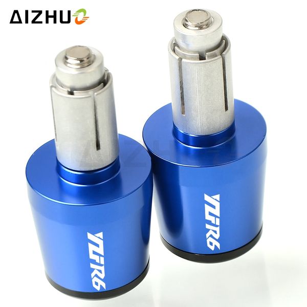 

motorcycle handlebar grips hand bar end 7/8"22mm hand cap for yzfr6 yzf-r6 yzf r6 2016 2015 2014 2012 2011 2010