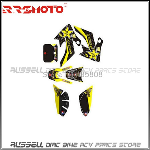 

3M графический комплект наклейки наклейки для Honda MOTO грязи ямы велосипед ЧАСТИ XR CRF