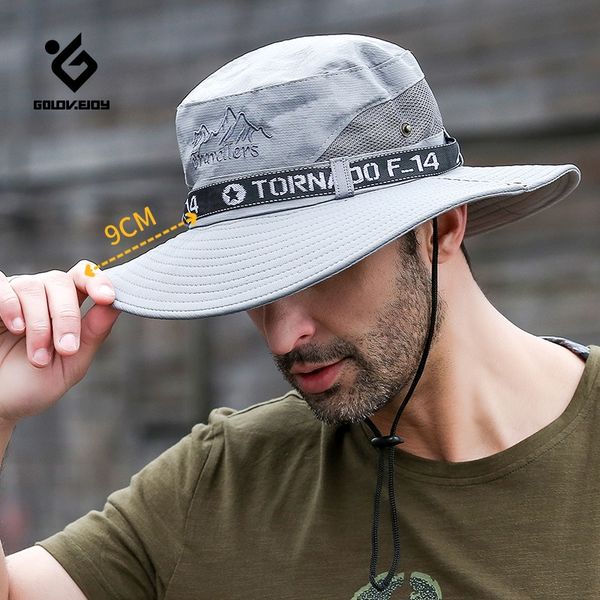 

outdoor sunshade uv-proof men's fisherman's fishing waterproof quick-drying bucket hat bucket hat breathable, Blue;gray