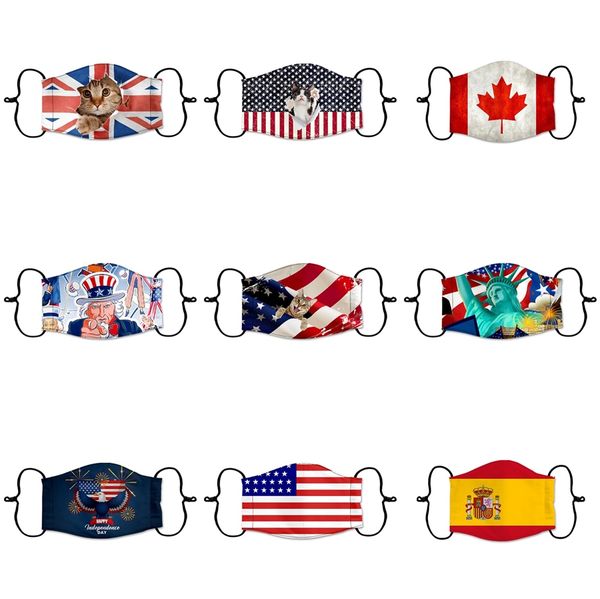 

дизайнер маска для самостоятельной защитные non woven маски 3-слойный водонепроницаемый мягкая дышащая маска рот-муфельные # 4851