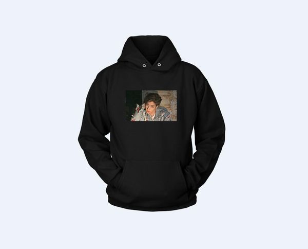 

fashion wind loose women's hoodies & sweatshirts, Black