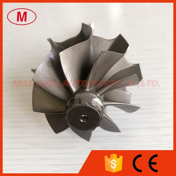 

td04hlr reverse 45.65/52mm 9 blades turbo wheel/ turbine shaft&wheel