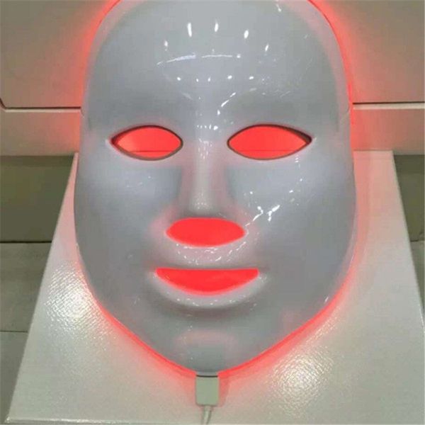 

7 lights led face mask skin rejuvenation pdt pn mask for acne treatment wrinkle removal mask