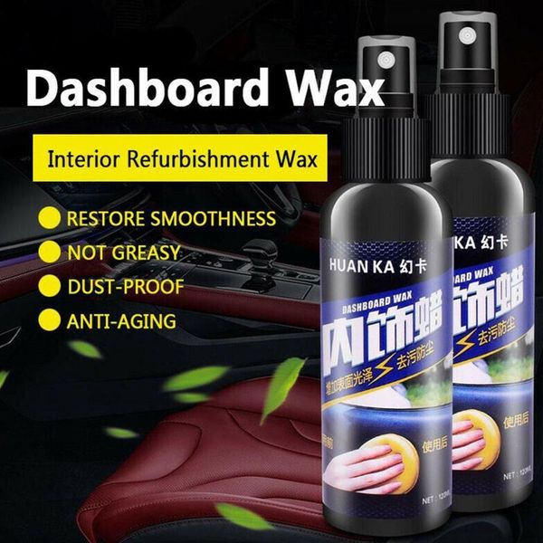 

universal 120ml car interior cleaning tool multifunctional waxing tire-wheel dedicated refurbishing cleaner car accessories